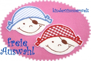 Piratenkopf mit Augenklappe, AUSWAHL