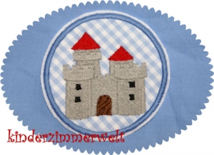 Ritterburg, gestickt