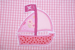 Piratenschiff gelb / gr�n / blau