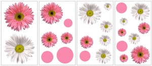 RoomMates� for Kids Flower Power Appliques, SONDERPREIS