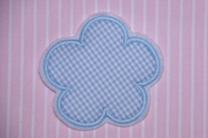 Blume Vichykaro blau/wei�(12)