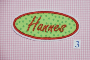 Namensschild Modell “Hannes”