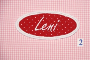 Namensschild Modell “Leni”