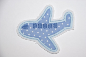 Flugzeug blau