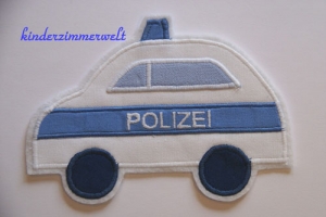 Aufn�her Polizeiauto, Polizei , blau