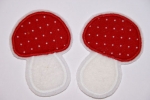 MINI Fliegenpilz, 2 St�ck, ganz kleine Tupfen