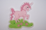 Einhorn auf Blumenwiese