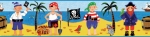 RoomMates� for Kids Tresure Hunt Border