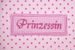 Schriftzug Prinzessin, rechteckig
