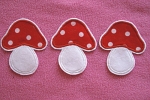 Dreierset Pilze