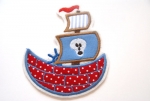 Boot mit Totenkopf