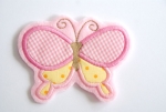 Schmetterling gelb/rosa
