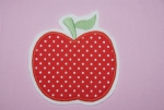 Apfel, Punkte, rot