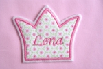 Krone Modell Lena , mit Wunschnamen