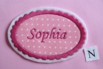 Namensschild Modell Sophia (N)