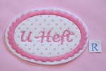 Schild Modell U-Heft (R)