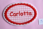 Namensschild Modell Charlotta (S)