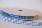 Bastelband Karo,10mm, hellblau
