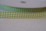 Bastelband Karo,10mm, hellgr�n