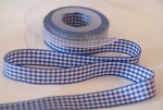 Karoband 15mm dunkelblau