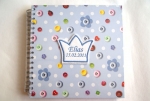 Fotoalbum Baby ,hellblau, personalisiert