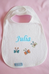 Babylatzen,wei�, Bienchen, mit Wunschnamen