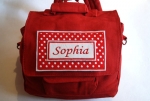 Rucksack, Umh�ngetasche, rot, Modell 