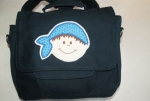 Rucksack, Umh�ngetasche, dunkelblau, Modell 